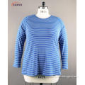 Ladie's rib long sleeve t-shirt